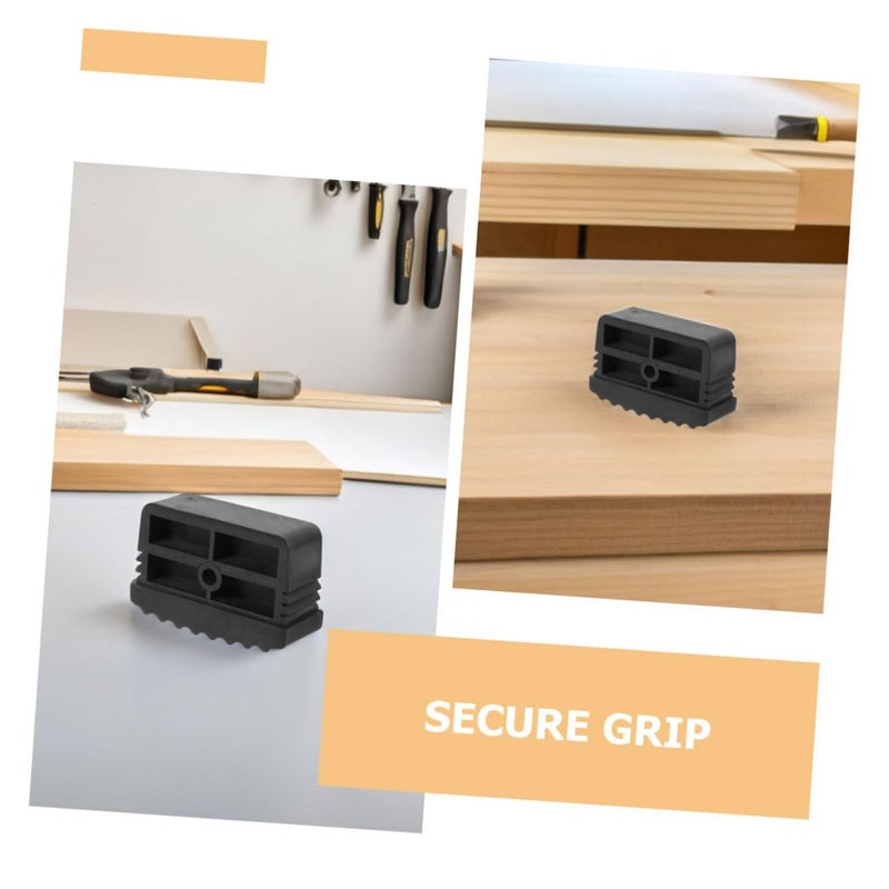 Non Slip Rubber Pads 2Pcs Black for Stability Noise Reduction Secure Grip Indoor Outdoor Use - Image 4