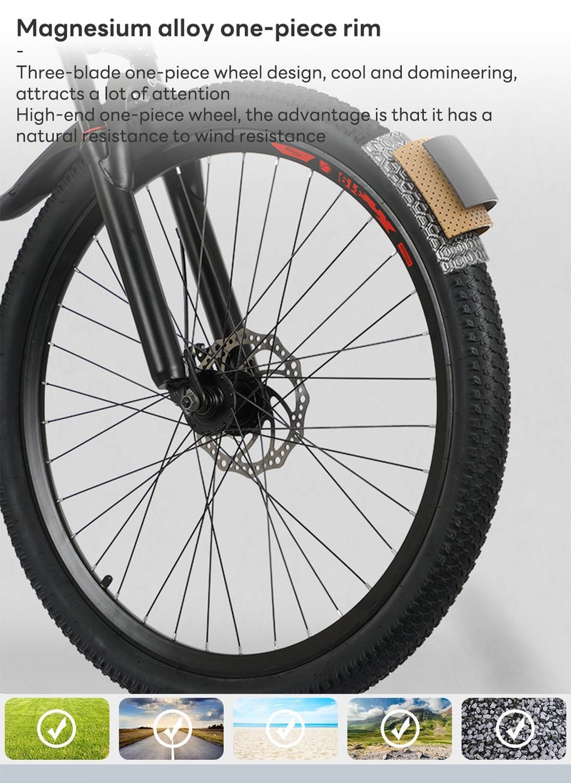 ETG 21 Speed Drivetrain, Aluminum Frame, 26 Inch Wheels, Disc Brakes, Mountain Bike for Men and Women  - Image 2