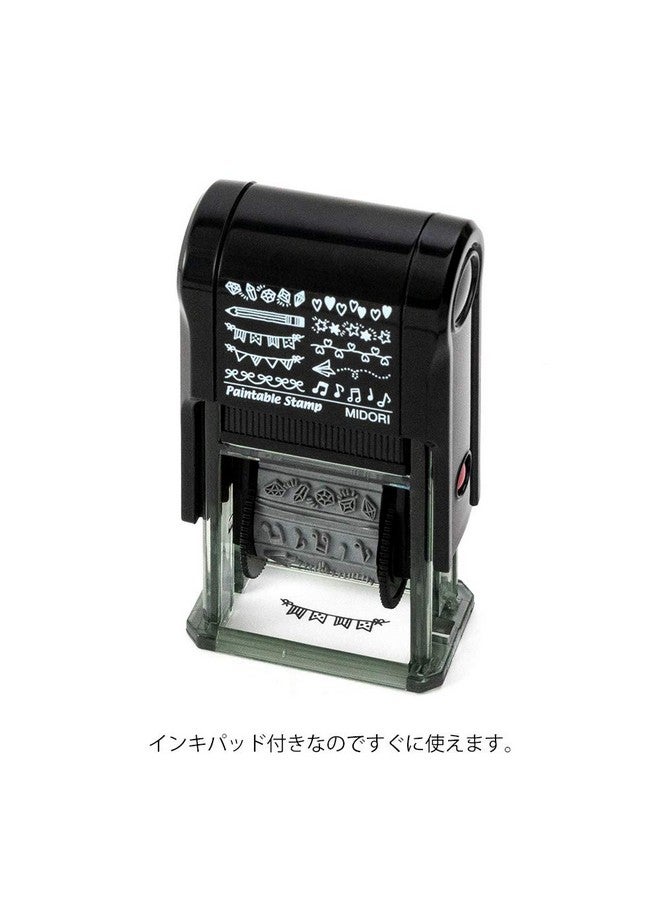 Designphil Midori 35382006 Stamp, Rotating Stamp, Motif Pattern - Image 2