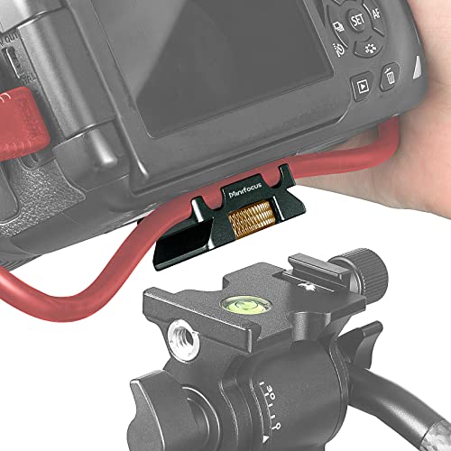 MINIFOCUS Camera Cable Clamp with Arca Swiss System, Aluminum Alloy Tether Cable Block Clip with 4 Grooves, USB Cable Lock Clip Clamp HDMI Protector for All DSLR Cameras Cable - Image 1