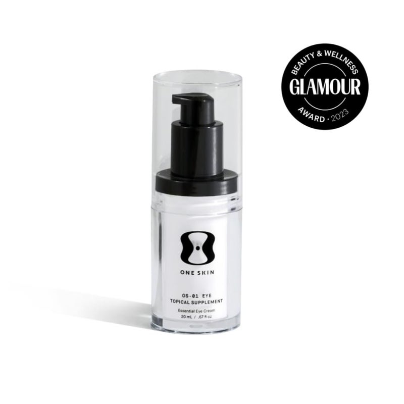 OneSkin EYE OS-01 Peptide Topical Supplement REFILL | Skin Longevity Age Reversal Eye Cream | Safe for Sensitive Skin, Fragrance-Free, 20 mL / 0.67 oz - Image 2