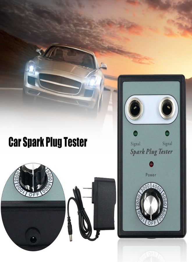 Car Spark Plug Tester Detector with Two Holes Ignition Plug Analyzer Diagnostic Tool - Image 2