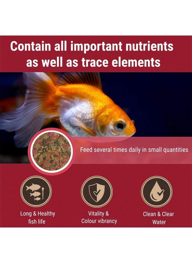 Tetra Goldfish Flakes, Nutritionally Balanced Diet For Aquarium Fish, Vitamin C Enriched Flakes, 2.2 oz