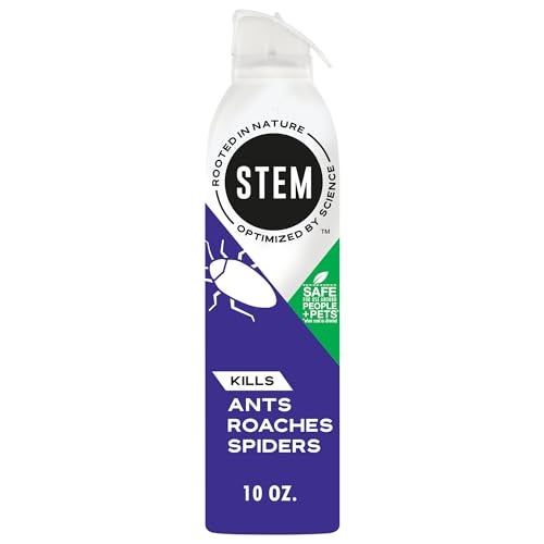 STEM Kills Ants, Roaches And Spiders: Plant-Based Active Ingredient Bug Spray, Botanical Insecticide For Indoor And Outdoor Use; 10 fl oz (Pack Of 1) - Image 1