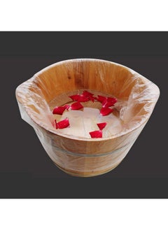 mollensiuer 80Pcs Clear Spa Pedicure Disposable Liner Foot Bath Liners Bath Basin Bags For Hotel Beauty Spa And Home Use  - Image 3