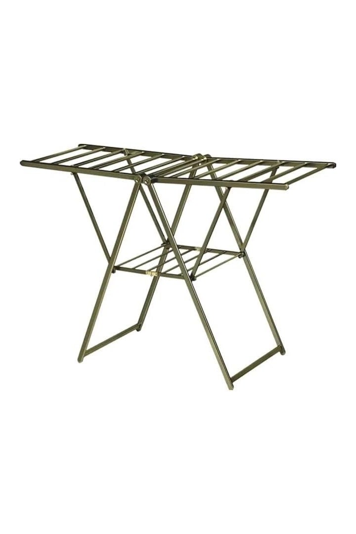 Harmony Homes Adjustable Foldable Clothes Drying Rack – Portable Aluminum Laundry Hanger for Indoor & Outdoor Use – Space-Saving Wash & Dry Stand – Grey - Image 4