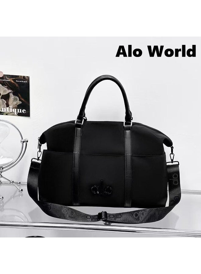 Alo World Duffle Bag, Black