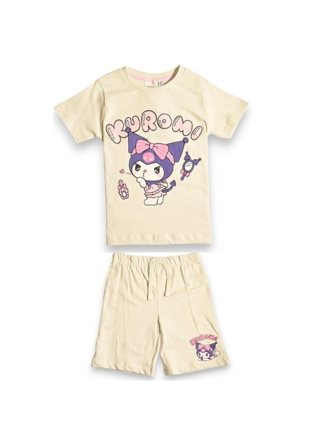 KUROMI GIRLS T-SHIRT & SHORT SET‬ - Image 1