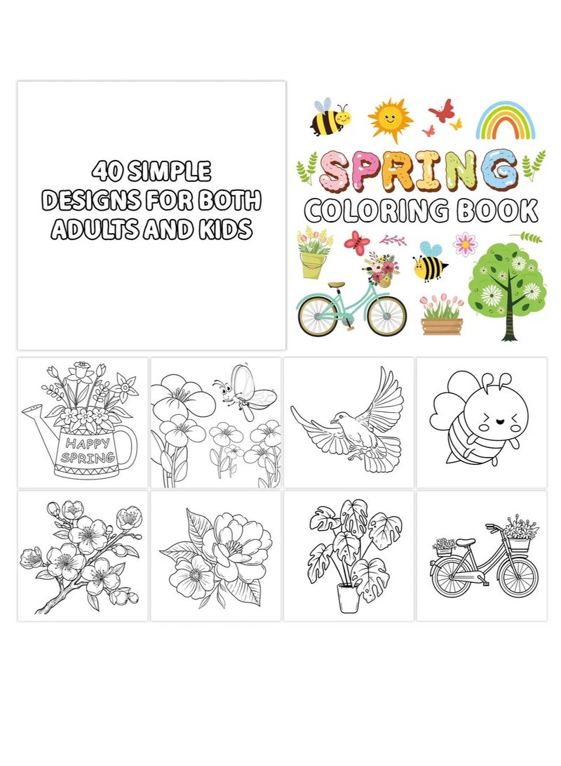 Coloring Book 40 Cartoon Graffiti Suitable For Children Over 4 Years Old - Image 2