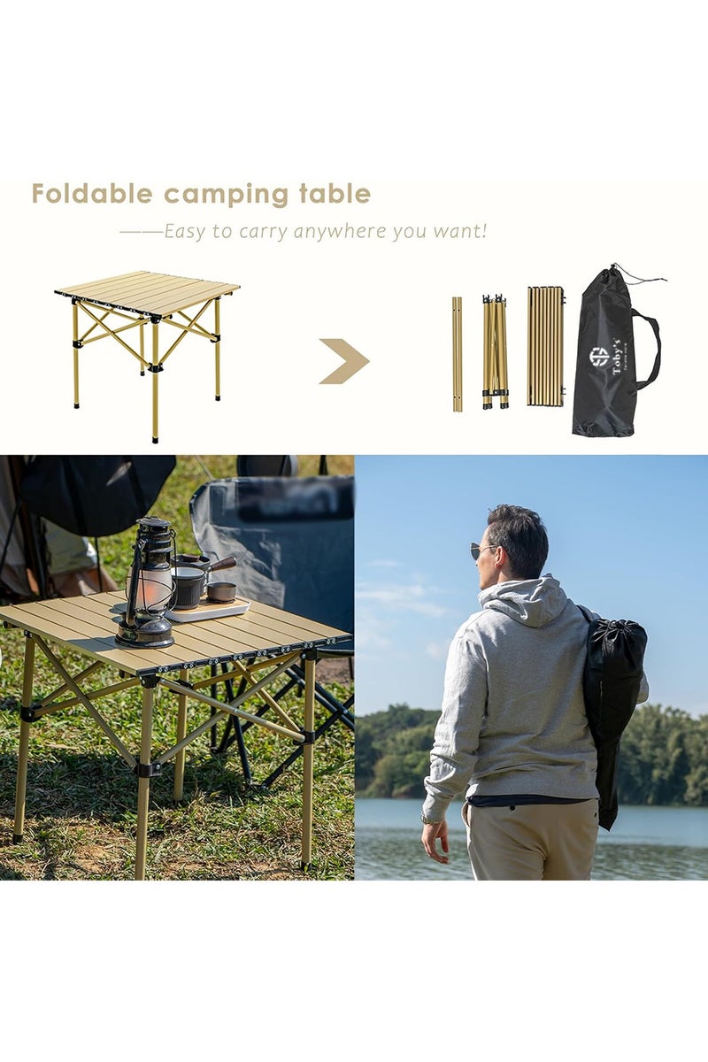 Toby's Toby's Table-13 Lightweight Foldable Camping Table – Portable, Durable Outdoor Table with Carry Bag for Picnics, Beach, Hiking & Fishing - Image 3