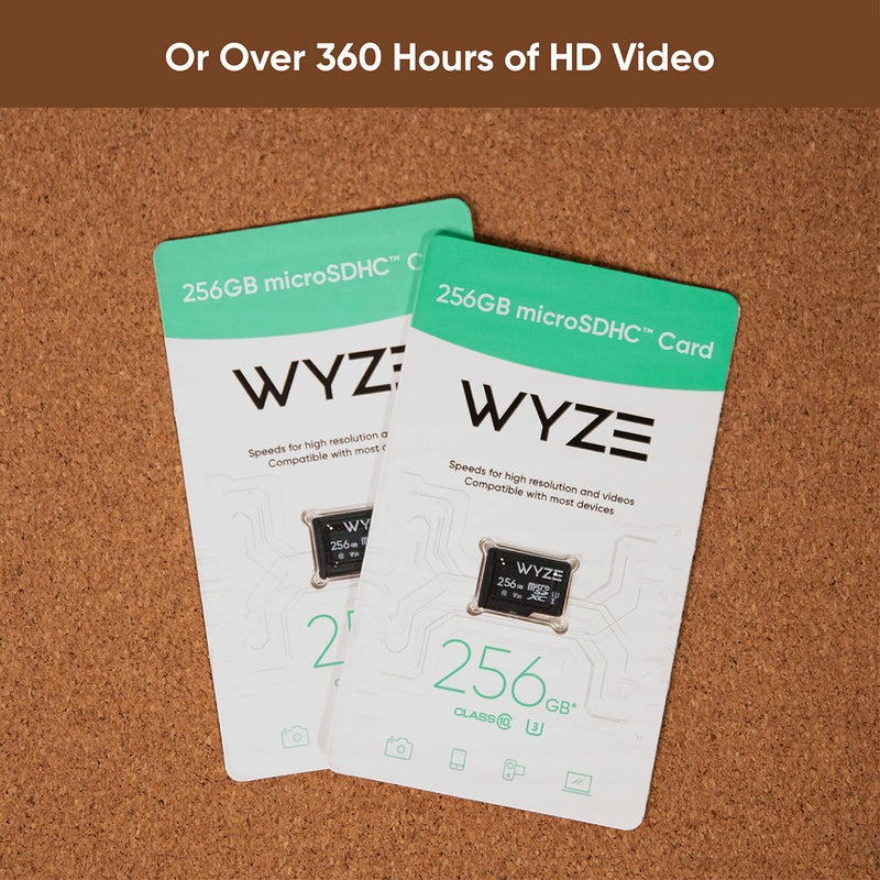 Wyze Expandable Storage 256GB MicroSDXC Card Class 10, Black - Image 4