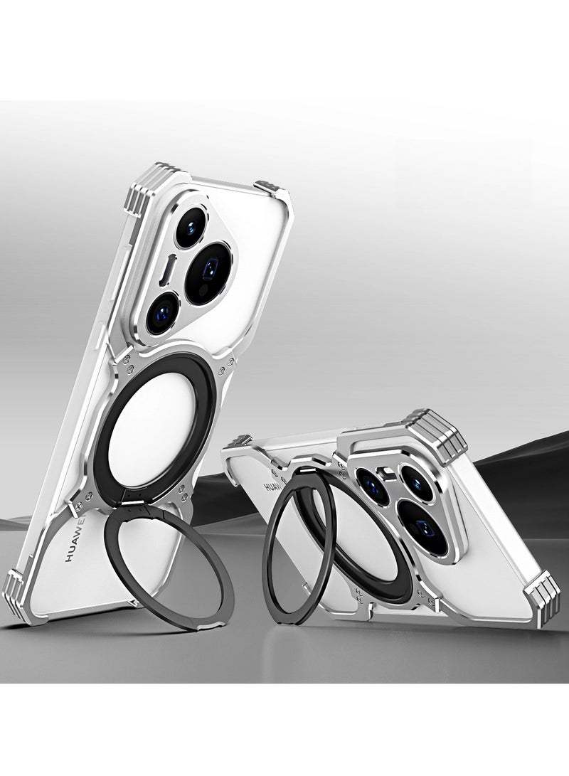 general Suitable for Huawei Pura 80Ultra/80Pro/Pro+/80 metal borderless mobile phone case cooling bracket magnetic mobile phone protective cover