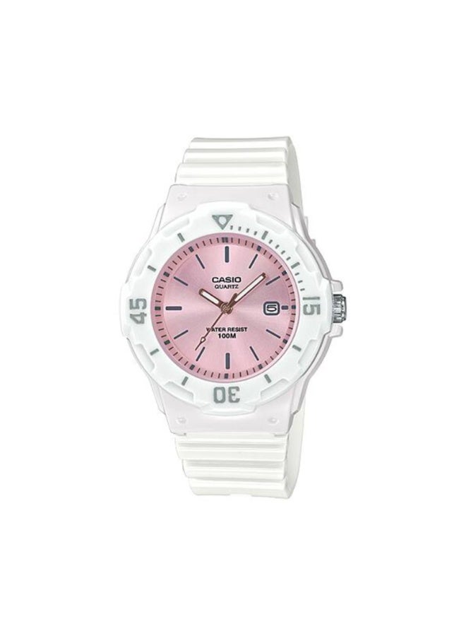 Casio LRW-200H-4E3V Women’s Analog Resin Watch – Water-Resistant, Lightweight & Casual Pink Style - Image 1