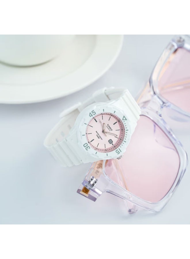 Casio LRW-200H-4E3V Women’s Analog Resin Watch – Water-Resistant, Lightweight & Casual Pink Style - Image 3