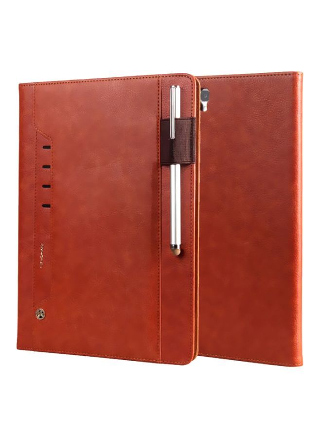 NIBEMINENT Protective Case Cover For Samsung Galaxy Tab S3 SM-T820 / SM-T825 Brown