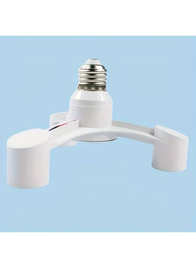 3 In 1 E27 LED Light Bulb Holder Splitter Base Adapter Hardwired Socket Converter 85 265V - Image 2