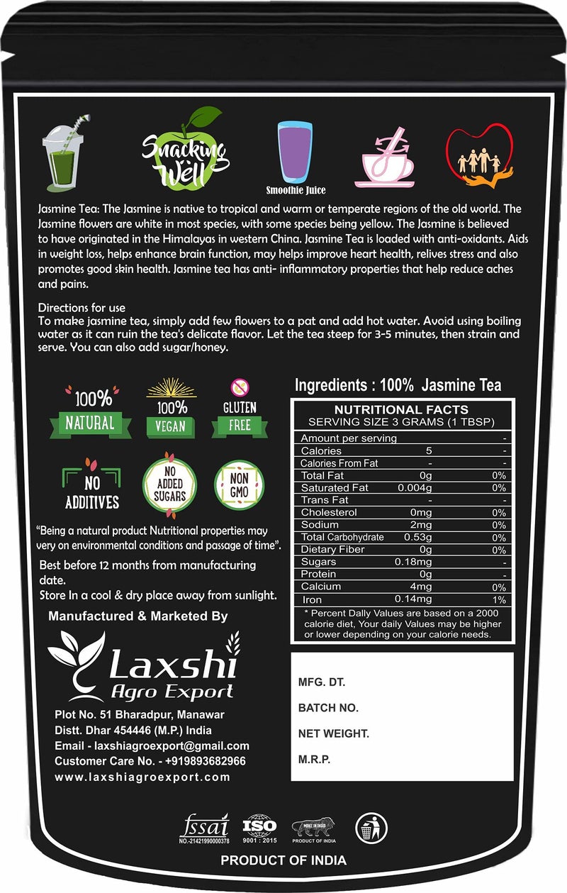 Organic Prime Jasmine Flower Tea for Slimming Body and Stress Relief - 100 GM by Organic Prime - Image 2