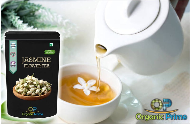 Organic Prime Jasmine Flower Tea for Slimming Body and Stress Relief - 100 GM by Organic Prime - Image 4