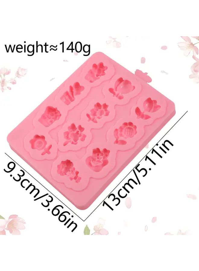 Model Y190 Silicone Flower Mold For Chocolate Fondant Cakes Cookies Ice Cream Baking - Image 3