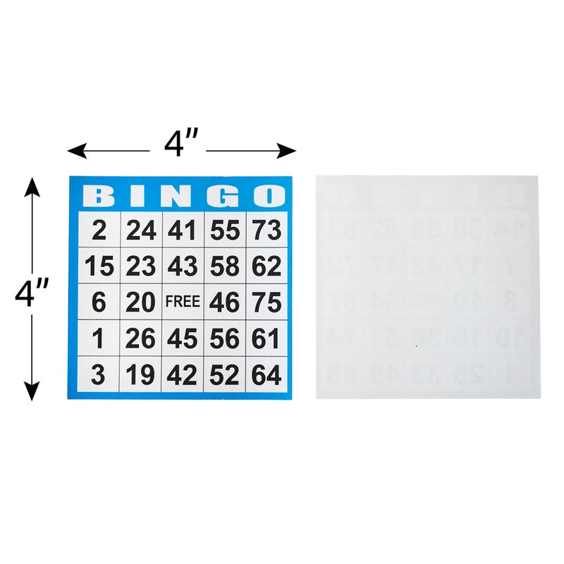 SEETOOOGAMES Bingo Paper Game Cards - 1 on Card - 1000 Sheets (200 Books of 5 Sheets) - Image 4
