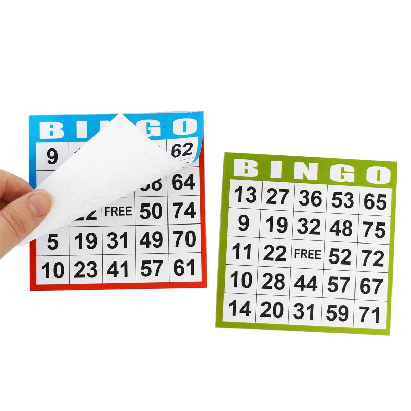 SEETOOOGAMES Bingo Paper Game Cards - 1 on Card - 1000 Sheets (200 Books of 5 Sheets) - Image 5