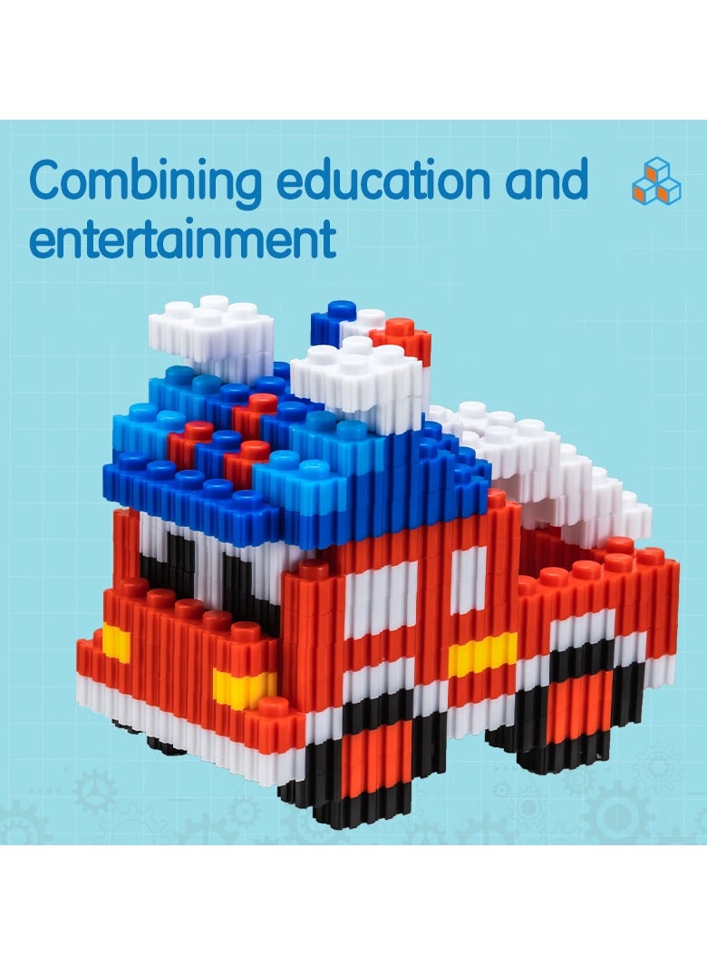 Deli EH736 كتل البناء 399 قطعة، متنوعة - مثالية للعب البناء الإبداعي في STEM - Image 2