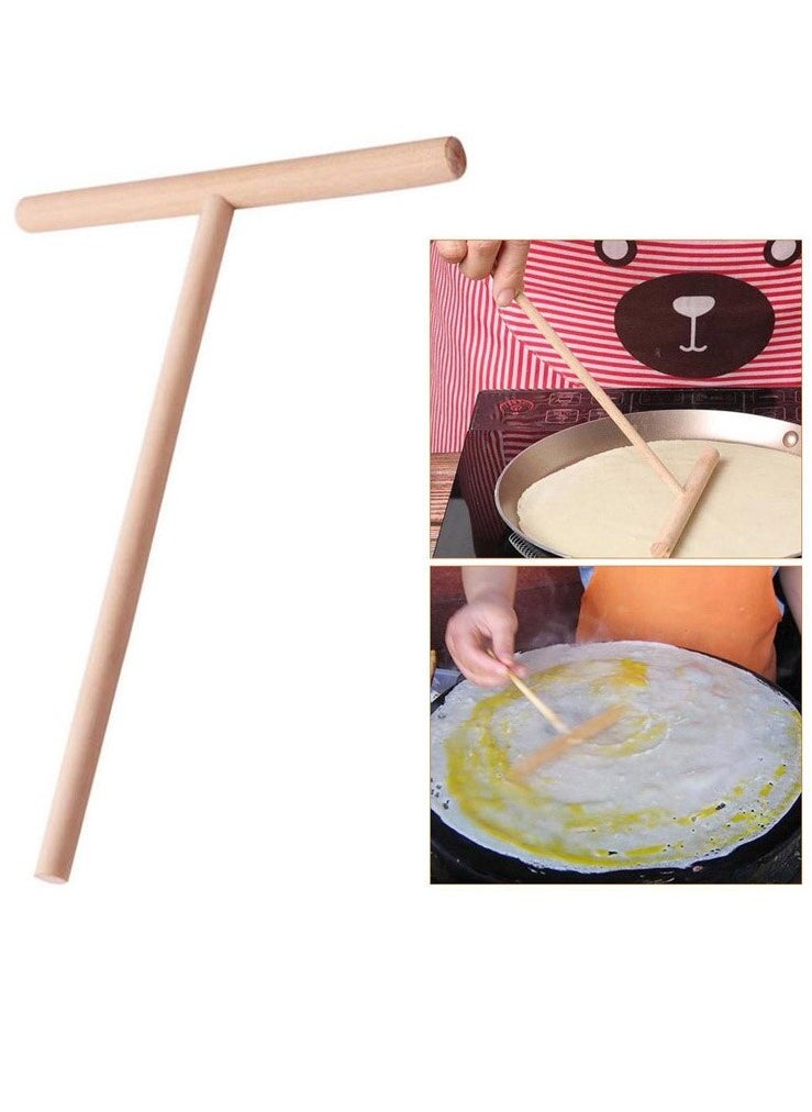 Cool Baby Crepe Maker Pancake Batter Wooden Spreader Stick  - Image 2