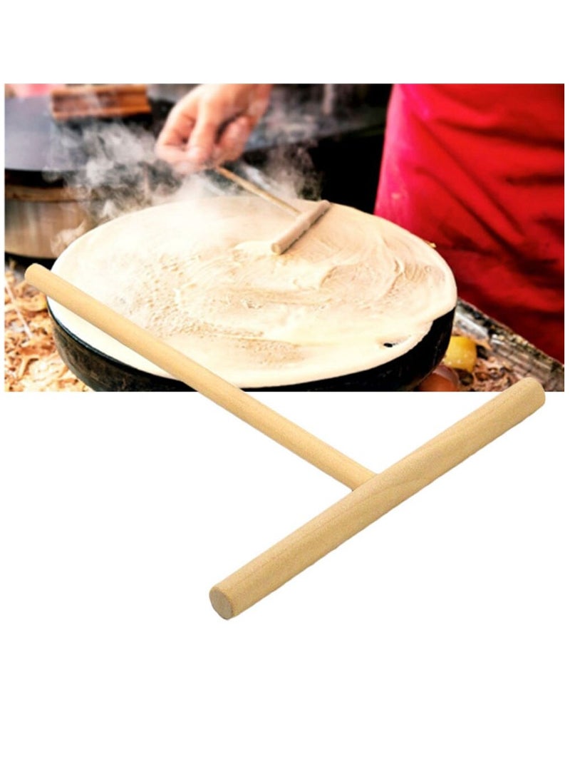 Cool Baby Crepe Maker Pancake Batter Wooden Spreader Stick  - Image 3