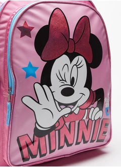 Disney Minnie Mouse Print Backpack with Adjustable Shoulder Straps - 46x34x23 cms  - Image 3