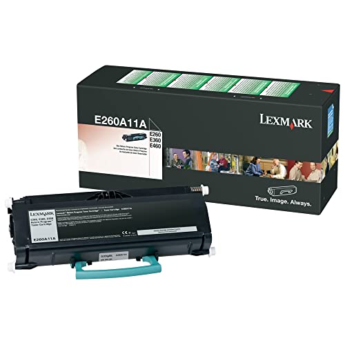 Lexmark E260A11A Return Program Black Toner Cartridge - Image 1