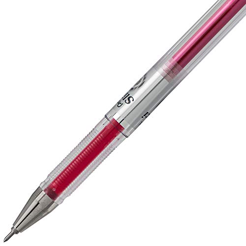Pentel Arts Slicci 0.25 mm Extra Fine Gel Pen, Pink Ink, Box of 12 (BG202-P1) - Image 5