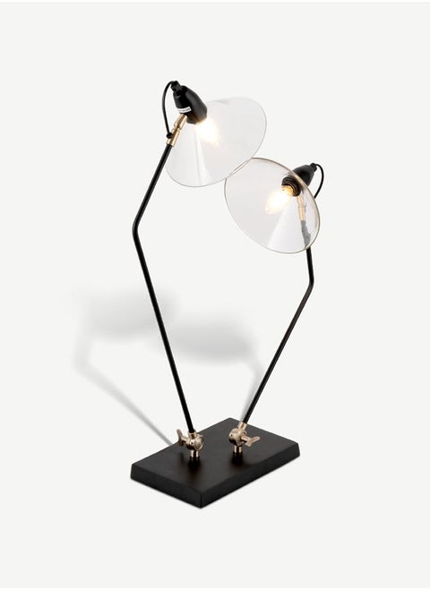 Viane Adjustable Dual Light Table Lamp