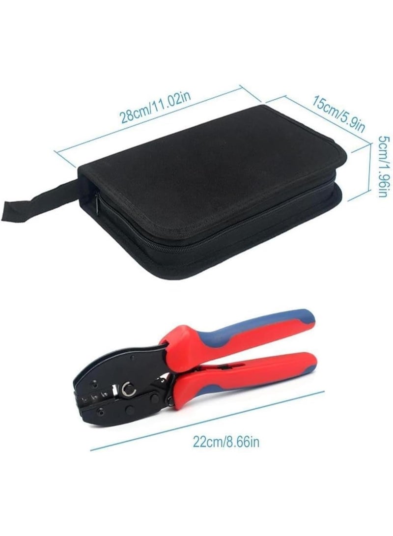 GGOOT DIY Hand Tools Hardware Electrical Clamp Tools Set Pressed Pliers Crimping Tool Electrical Terminals Clamp Pressing Jaws Hand Electronics Connector Set  - Image 5