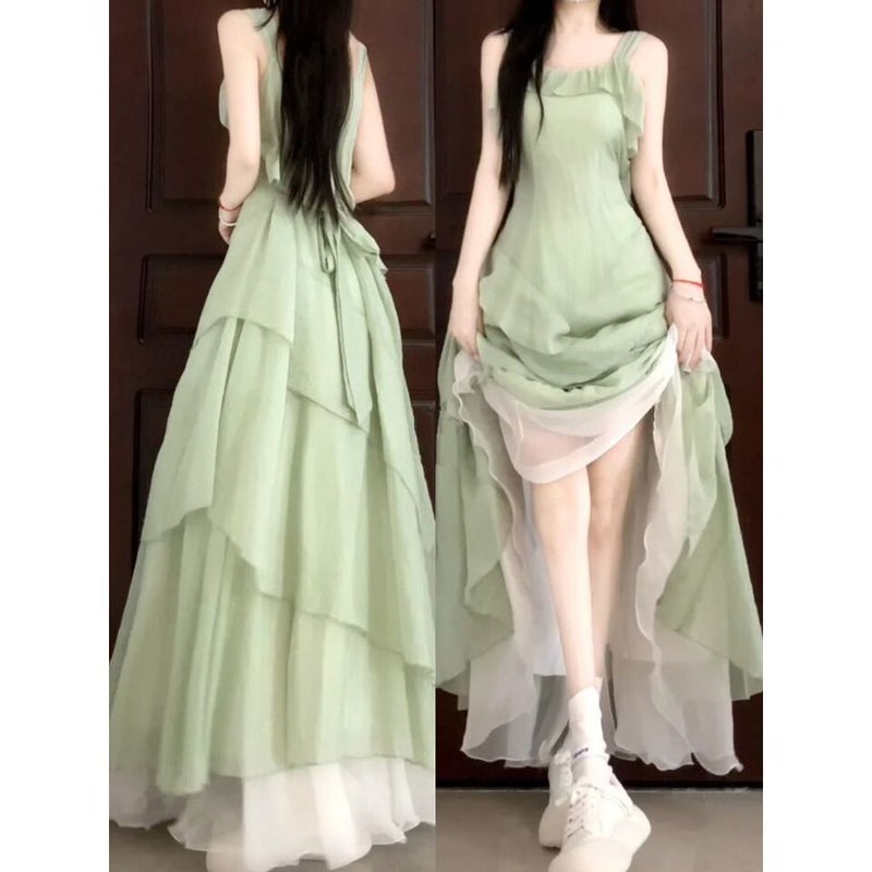 Hepburn style dress, elegant feminine daily styling - Image 2