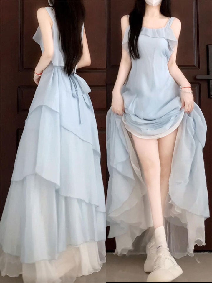 Hepburn style dress, elegant feminine daily styling - Image 1