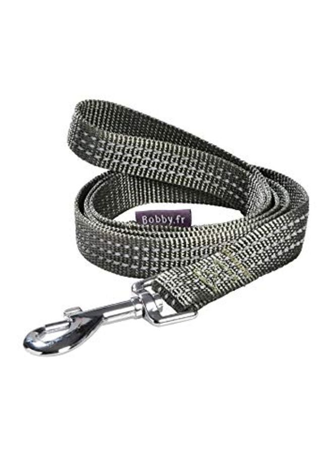 NIBEMINENT Safe Dog Lead Collar Grey/White S