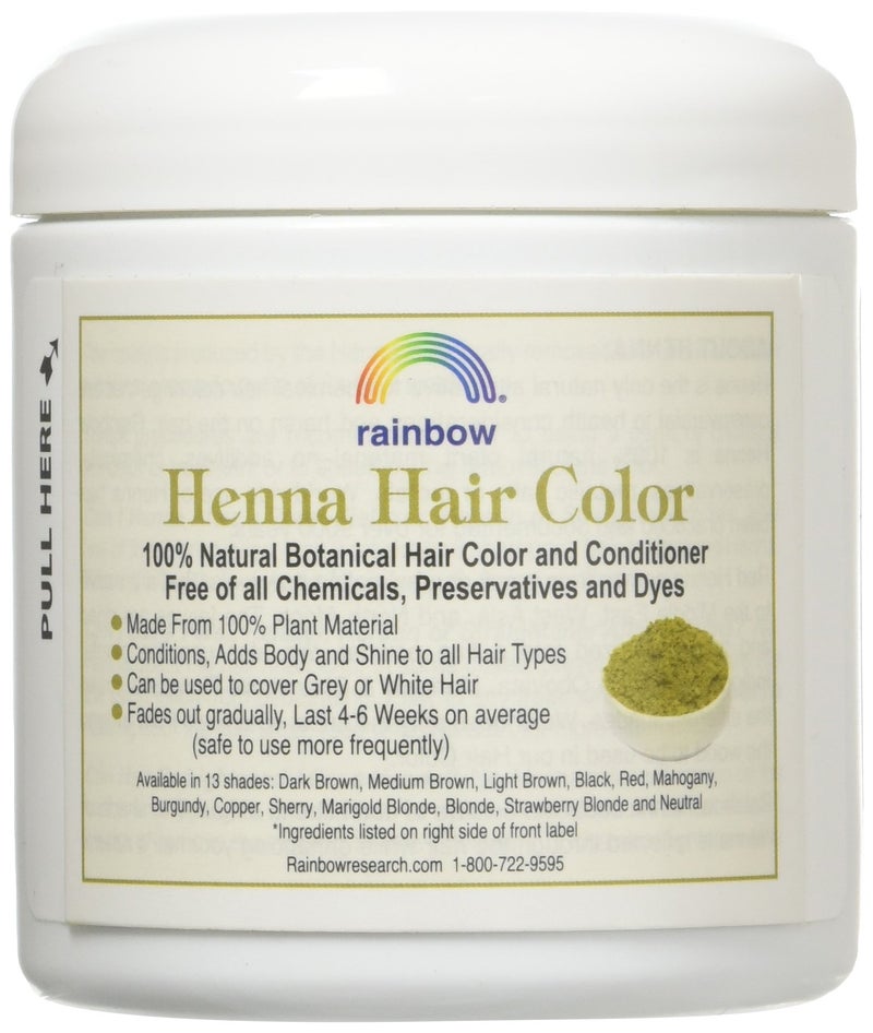 Rainbow Henna (Persian) - Med Brown (Chestnut), 4 oz (pack of 2) - Image 2