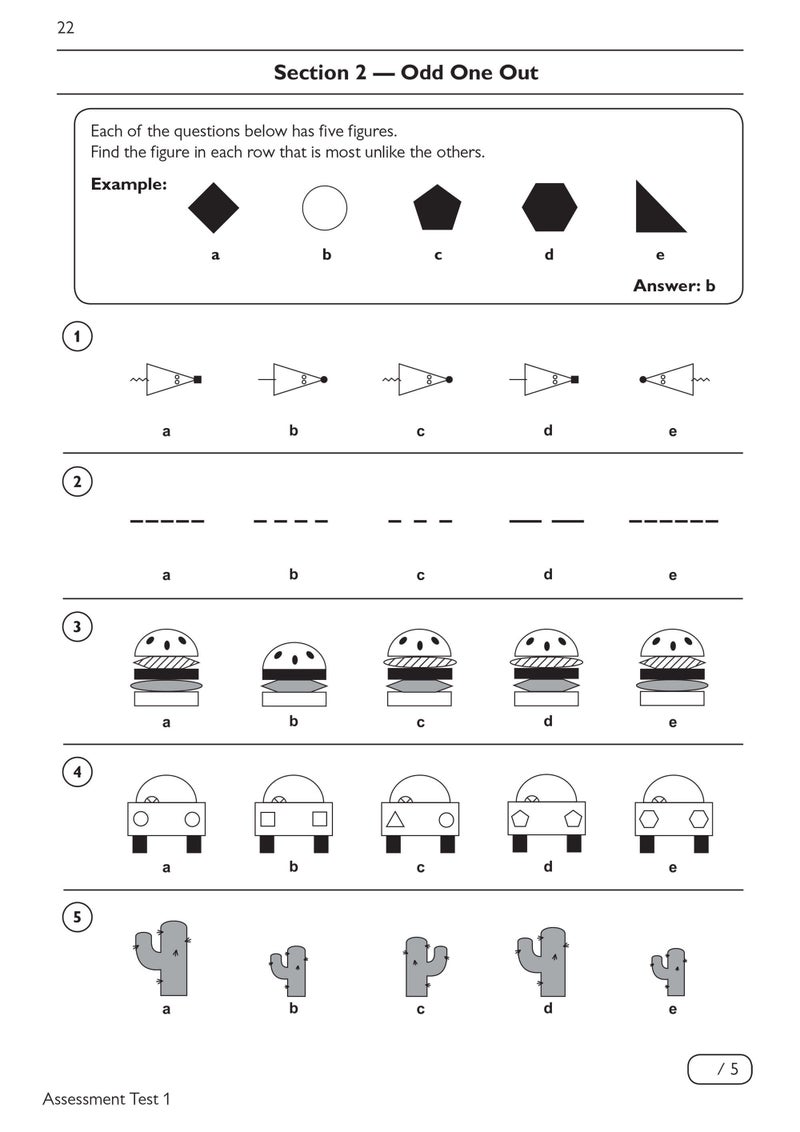 11+ GL Non-Verbal Reasoning Practice Book & Assessment Tests - Ages 7-8 (with Online Edition) - Image 5