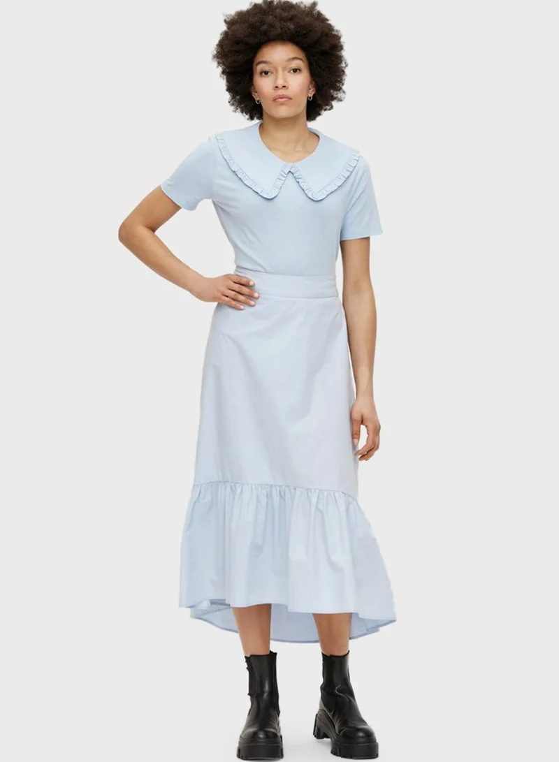PIECES Peplum Skirt