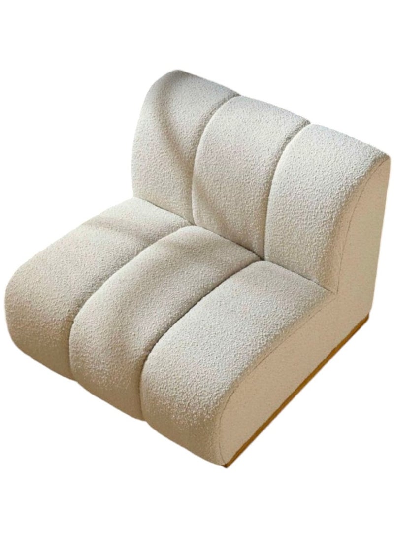 Other Manufacturer Boucle chair without handles, wooden frame, 5 cm  - Image 3