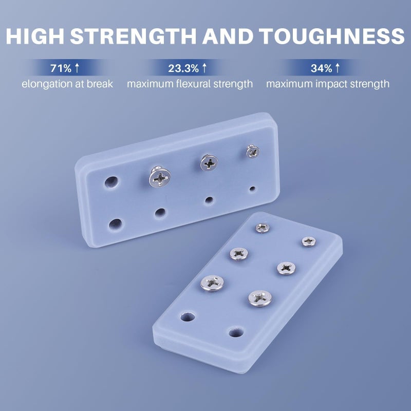 ELEGOO راتنج 3D طابعة ELEGOO ABS-Like 3.0، راتنج فوتوبوليمر 405nm UV-Curing لطباعة 3D مع قوة ومتانة، دقة عالية، لزوجة منخفضة، أخضر نعناع 2000g - Image 5