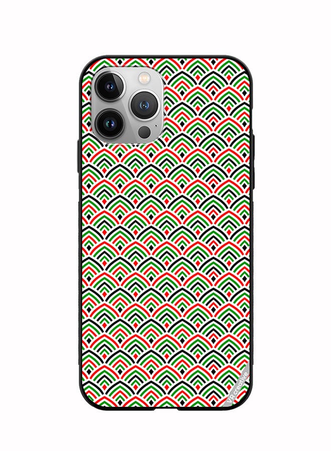 VR CREATIVE Protective Case Cover For Apple iPhone 11 Pro United Arab Emirates Flag Colors Design Multicolour - Image 1