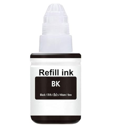 RC PRINT GI 790 Ink for Canon G1000, G1010, G1100, G2000, G2002, G2010, G2012, G2100, G3000, G3010, G3012, G3100, G4000, G4010, Pack of 1 Black 135ml - Image 1