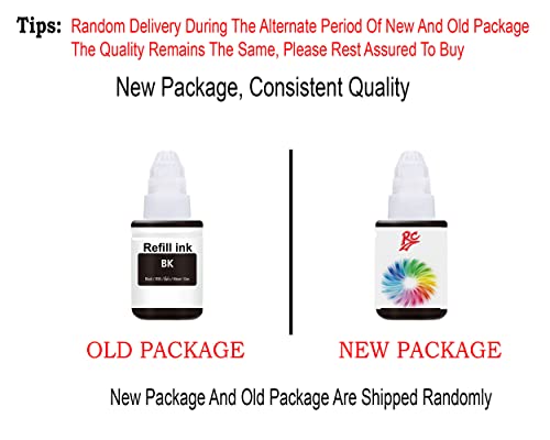 RC PRINT GI 790 Ink for Canon G1000, G1010, G1100, G2000, G2002, G2010, G2012, G2100, G3000, G3010, G3012, G3100, G4000, G4010, Pack of 1 Black 135ml - Image 3
