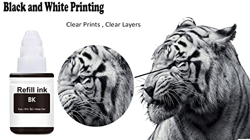 RC PRINT GI 790 Ink for Canon G1000, G1010, G1100, G2000, G2002, G2010, G2012, G2100, G3000, G3010, G3012, G3100, G4000, G4010, Pack of 1 Black 135ml - Image 4