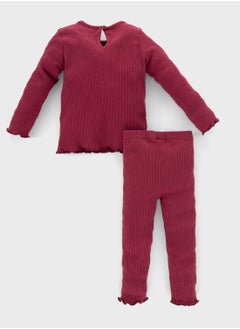 DeFacto Kids Knitted Top & Leggings Set  - Image 1