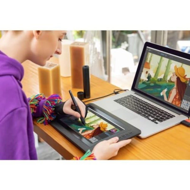 XP-PEN Artist12 11.6 FHD PN06 Battery-Free Display Graphic Monitor Drawing Pen with Multi-Function Pen Holder and Glove - Image 2
