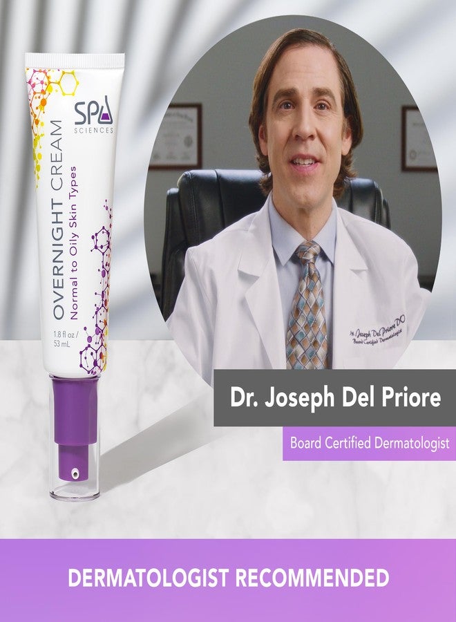 SPA SCIENCES - Overnight Cream For Normal to Oily Skin Types - Made in the USA- Hydrating Formula - With Niacinamide, Melatonin and Antioxidants - Revitalize, Calm, Nourish -Vegan-Non-acnegenic-1.8oz - Image 2