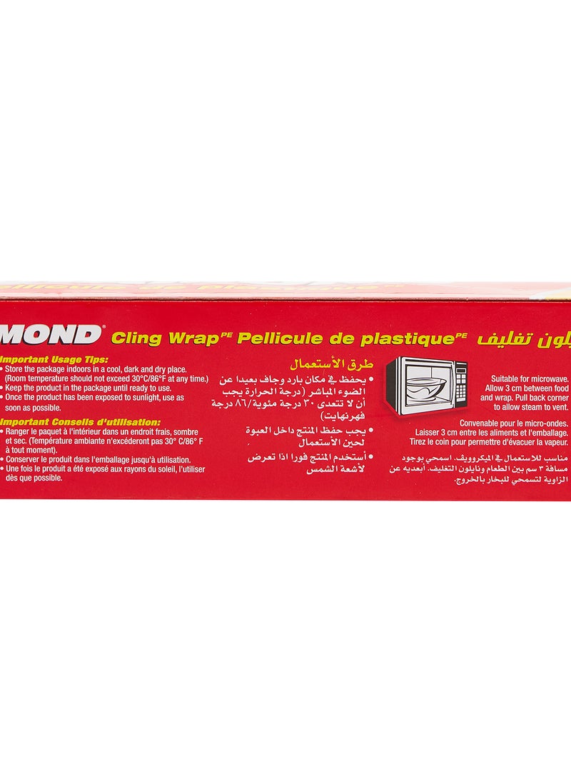 Diamond Cling Wrap Clear 300feet - Image 3