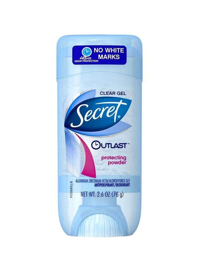 Secret Outlast Antiperspirant/Deodorant Clear Gel Protecting Powder 76g
